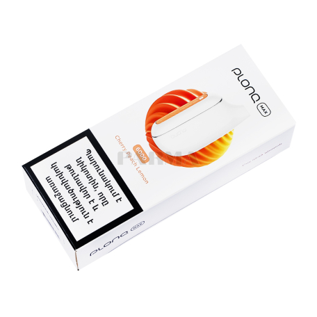 Ծխախոտ էլեկտրական «Plonq Max 6000» բալ, դեղձ, կիտրոն