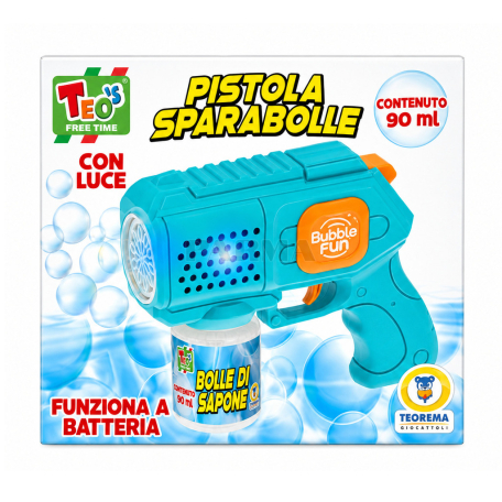 Toy "Teorema" gun with soap foam