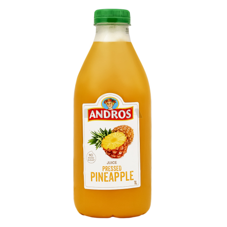 Հյութ բնական «Andros» արքայախնձոր 1լ