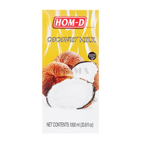 Կոկոսի կաթ «Hom-D» առանց գլյուտեն 1լ