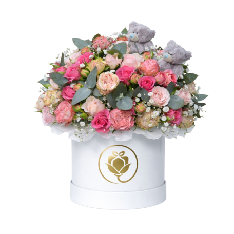 Composition "Latona Flowers" rose, peony