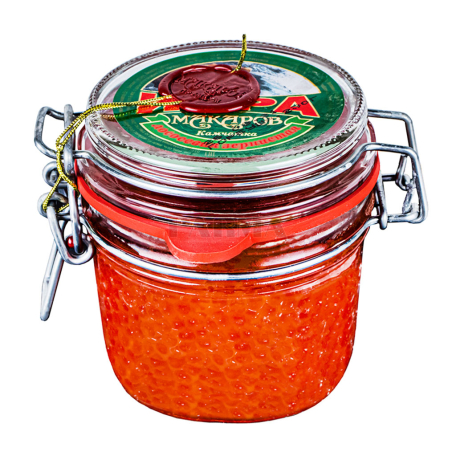 Ձկնկիթ սաղմոնի «Макаров» կետա 230գ