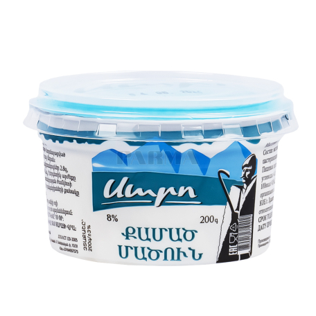 Մածուն քամած «Սարո» 8% 200գ