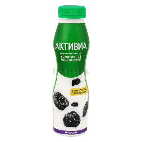 Биойогурт питьевой "Danone Активиа" черная слива 2.1% 260г