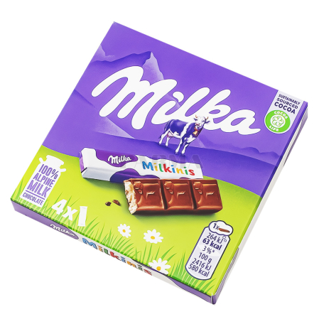 Բատոն «Milka Milkinis» կաթնային շոկոլադ 43.75գ