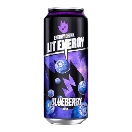 Energy drink "Lit Energy" blueberry 450ml