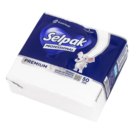 Անձեռոցիկ «Selpak Premium» երկշերտ 50հատ