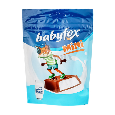 Chocolate candies "Kdv Babyfox Mini" milky 120g