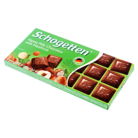 Շոկոլադե սալիկ «Schogetten» ընկույզով 100գ