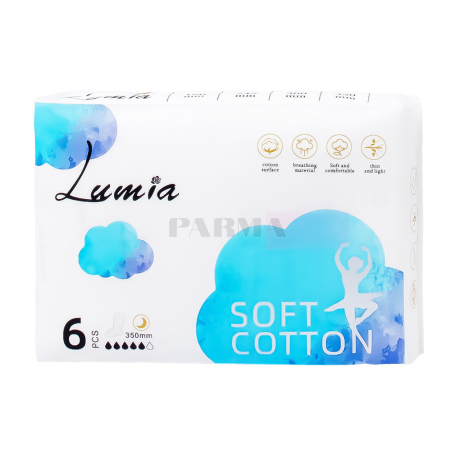 Прокладки "Lumia Soft" ночные 6шт