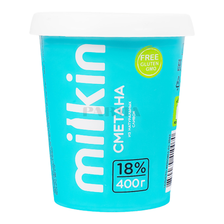 Сметана «Milkin» 18% 400г