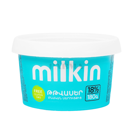 Թթվասեր «Milkin» 18% 180գ