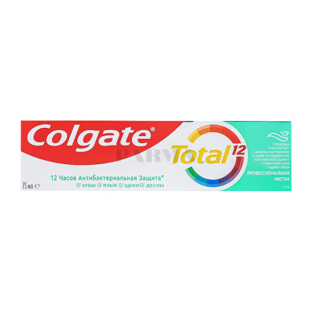 Ատամի մածուկ «Colgate Profesional Total» հակաբակտերիալ, ածուխ 75մլ