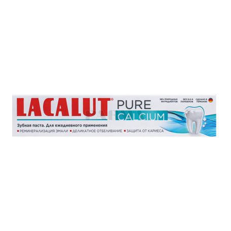 Toothpaste "Lacalut Pure Calcium" whitening 75ml