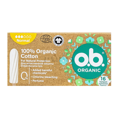 Տամպոններ «o.b. Organic Normal» 16հատ