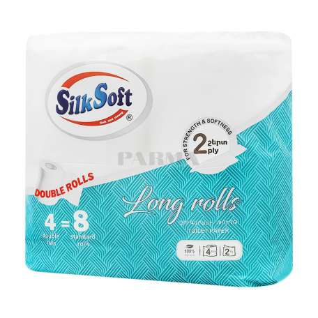 Զուգարանի թուղթ «Silk Soft» երկշերտ 4հատ