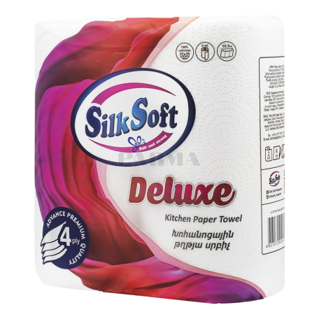 Թղթե սրբիչ «Silk Soft» քառաշերտ 2հատ