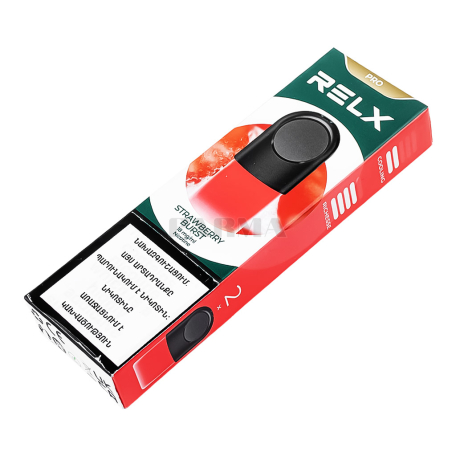 E-cigarettes "Relx 2000" strawberry 2pcs