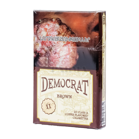 Cigarette "Democrat Nano Coffee Brown"