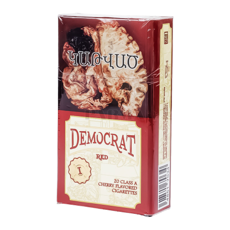Cigarette "Democrat Compact Cherry Red"