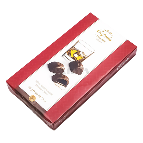 Шоколадные конфеты "Cupido" молочные, виски 150г