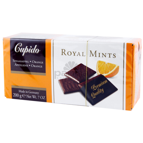 Շոկոլադե սալիկներ «Cupido Royal orange mints» 200գ