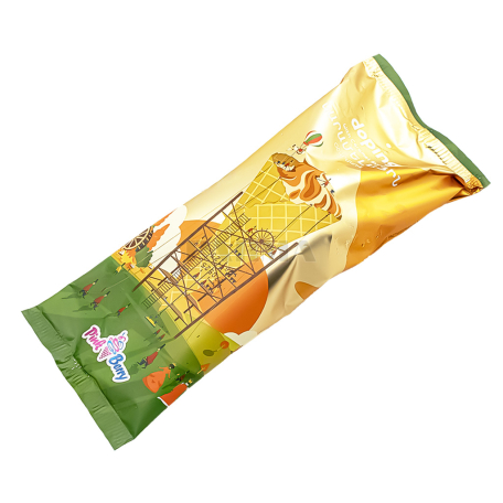 Պաղպաղակ «Փինք Բերրի Droping» կոն, կարամել 125գ