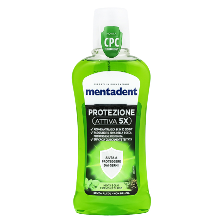 Ողողման հեղուկ «Mentadent Protezione» 400մլ