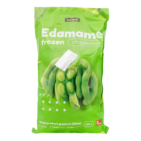 Սոյայի հատիկներ «Esoro Edamame» չմաքրած, սառեցված 500գ