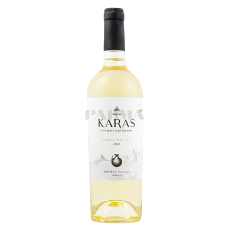 Գինի «Karas Muscat» սպիտակ, կիսաքաղցր 750մլ