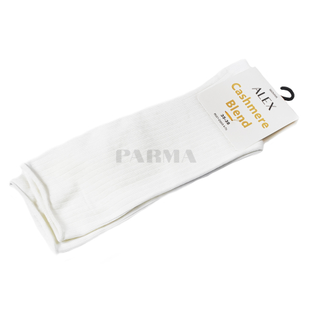 Socks "Alex Cashmere 35-38" white