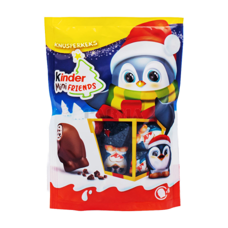 Շոկոլադե կոնֆետներ «Kinder Mini» կաթնային, թխվածքաբլիթ 122գ