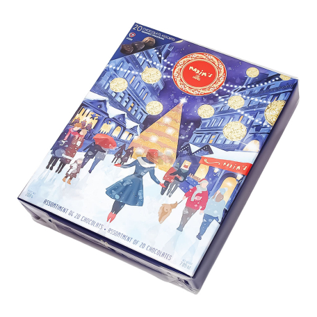 Շոկոլադե կոնֆետներ «Maxim's De Paris Christmas in Paris» հավաքածու 200գ