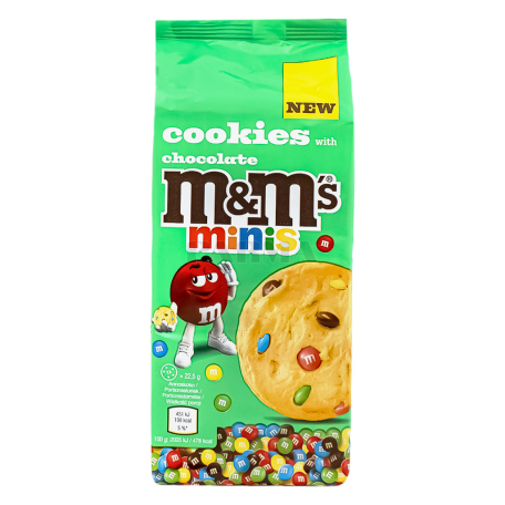 Թխվածքաբլիթ «M&M`s Mini» շոկոլադ 180գ