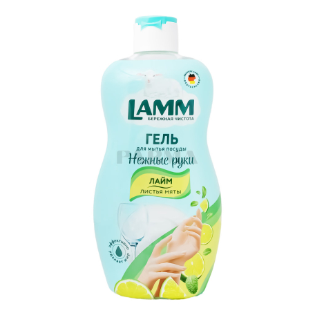 Dishwashing gel "Lamm" lime, mint 450ml