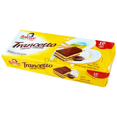 Բիսկվիթ շոկոլադե «Balconi Trancetto» 280գ