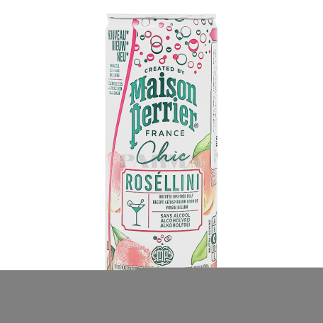 Կոկտեյլ «Perrier Maison Chic Rosellini» դեղձ 250մլ