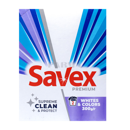 Стиральный порошок "Savex Premium" автомат, белый, цветной 300г
