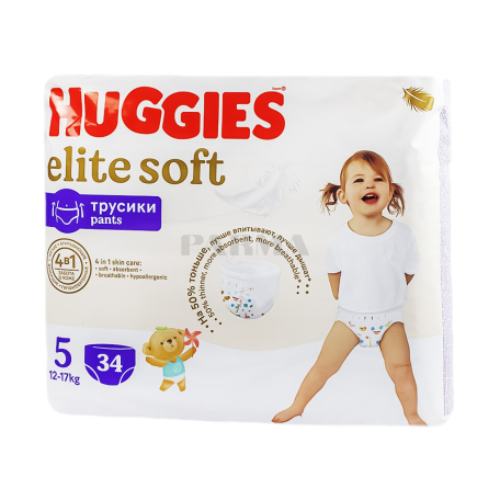 Տակդիր-վարտիք «Huggies 5» 12-17կգ 34հատ