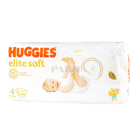 Տակդիր «Huggies Elite Soft 4» 8-14կգ 54հատ