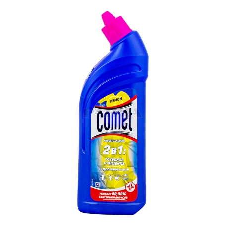 Toilet bowl gel "Comet" lemon 500ml