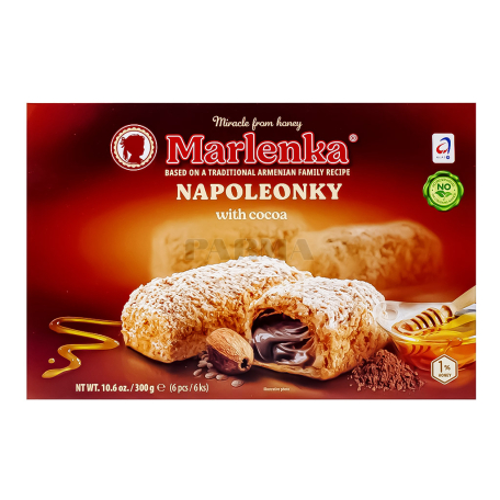 Խմորեղեն «Marlenka» Նապոլեոն, մեղր, կակաո 300գ