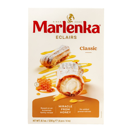Խմորեղեն «Marlenka» էկլեր, մեղր 230գ