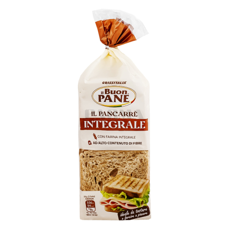 Հաց «il Buon Pane Integrale» ցորենի, սենդվիչի 330գ