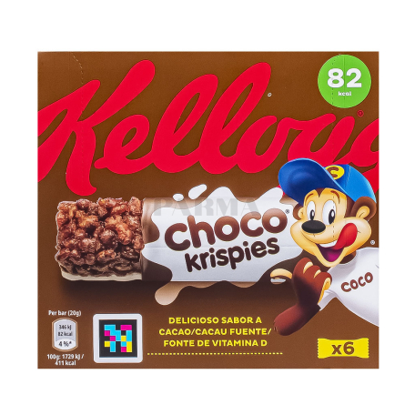 Բատոն «Kellogg's» հացահատիկային, շոկոլադ, կակաո 120գ
