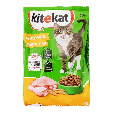 Կատվի կեր «Kitekat» չոր, հավի մսով 350գ