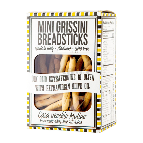 Հացիկ «Casa Vecchio Mini Grissini» ձիթապտղի յուղով 130գ