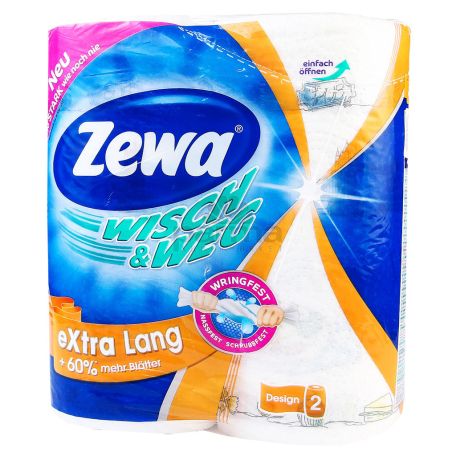 Бумажное полотенце `Zewa Wisch & Weg` 2 шт.