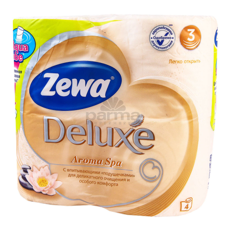 Туалетная бумага `Zewa Deluxe Aroma Spa` 4 шт