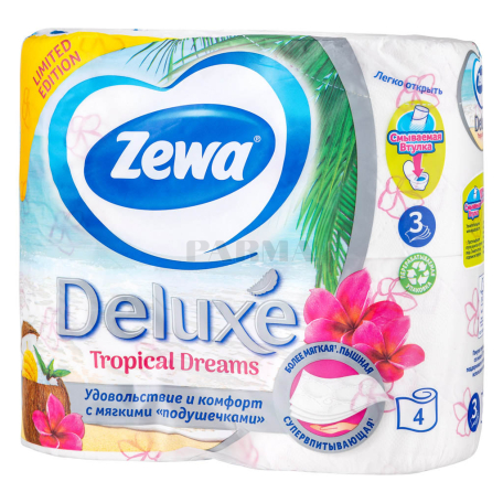 Զուգարանի թուղթ «Zewa Deluxe Tropical Dreams» 4 հատ
